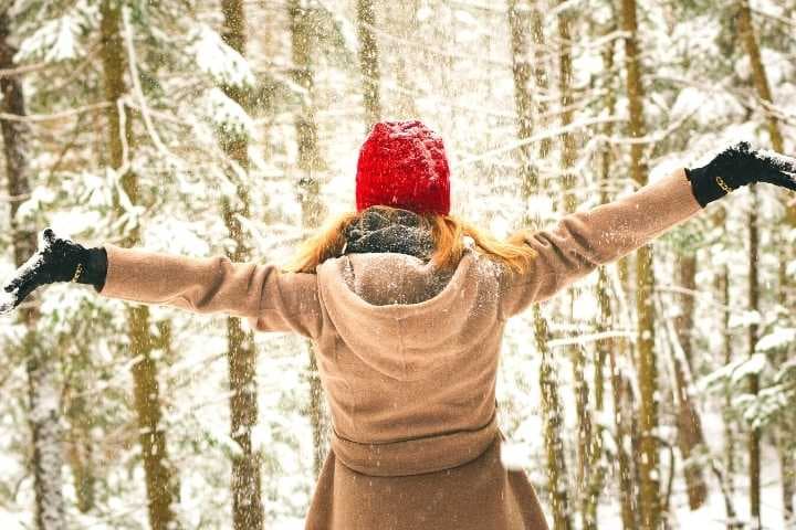 neve em gramado
