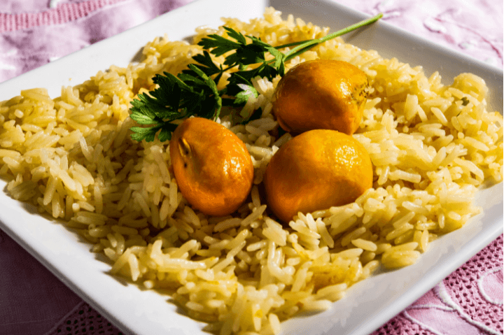 arroz com pequi