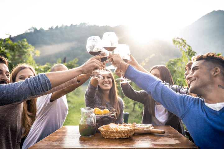 caminho do vinho comemoração