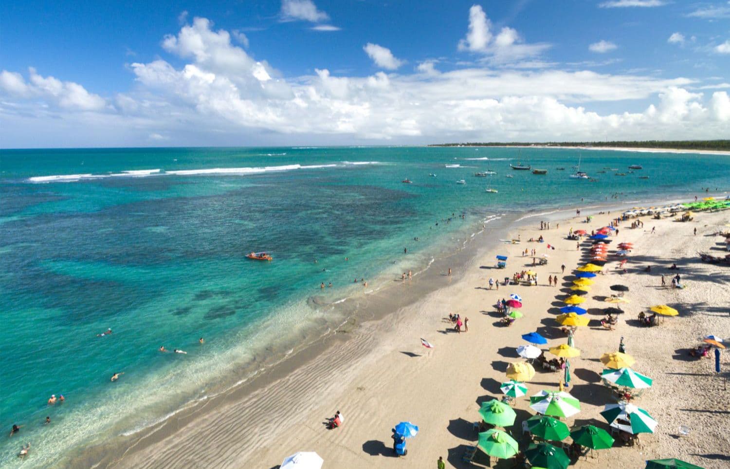 Porto de Galinhas é um dos lugares bonitos para viajar