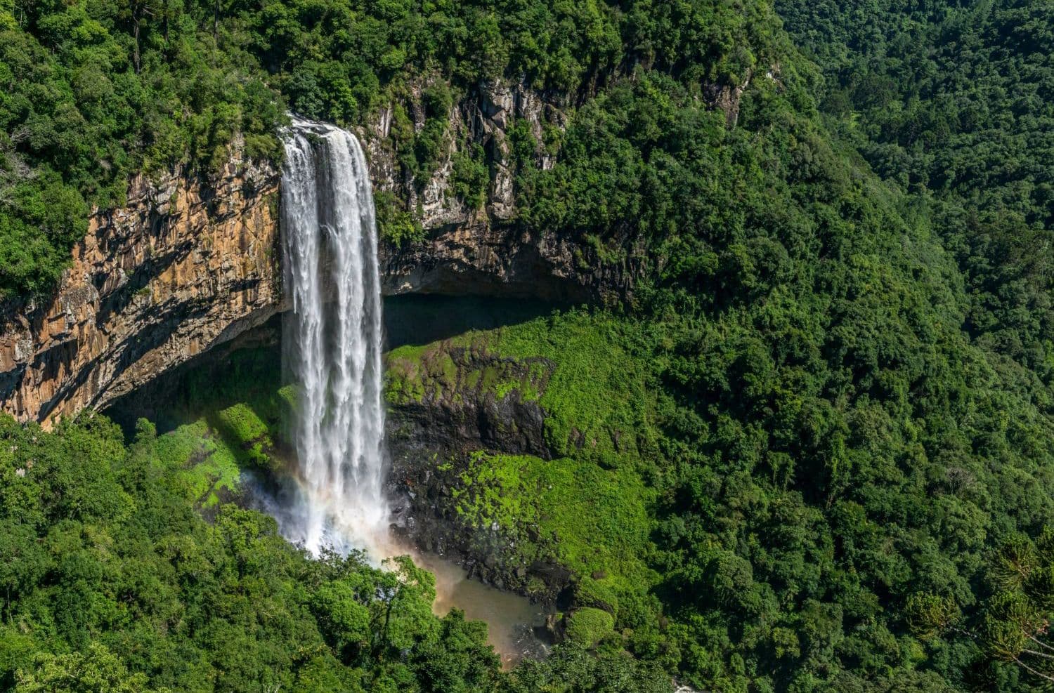 Uma das melhores cachoeiras no Rio Grande do Sul é a do Caracol, em Canela