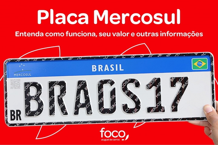 Placa Mercosul: entenda como funciona, seu valor e outras informações